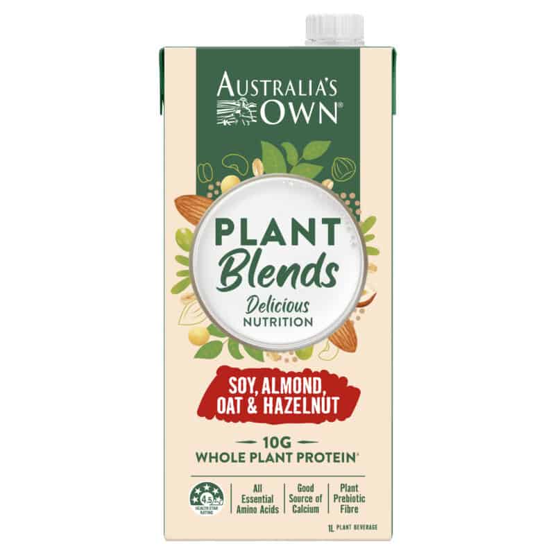 Australia's Own Plant Blends Soy, Almond, Oat, Hazelnut 1L